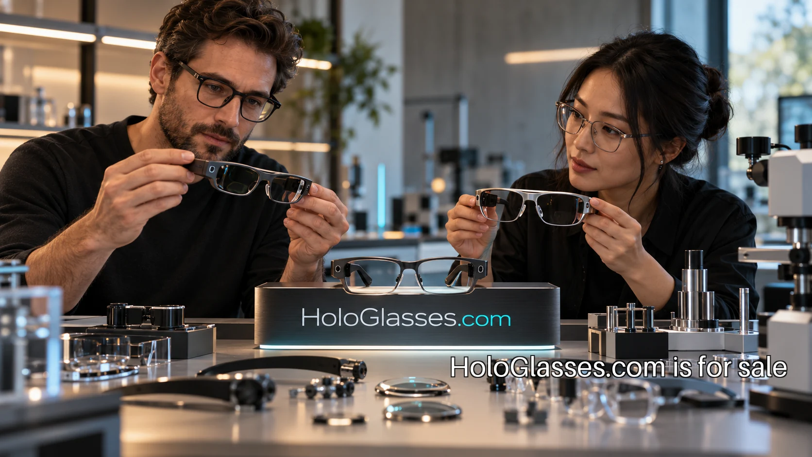A wearable display brand in a wearable-display working environment